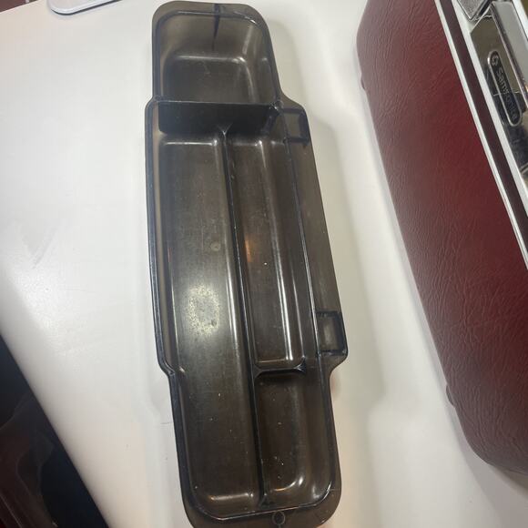 Vintage Samsonite Train Case Red Cosmetic Makeup Tray Mirror Hard Luggage No Key - Picture 12 of 16